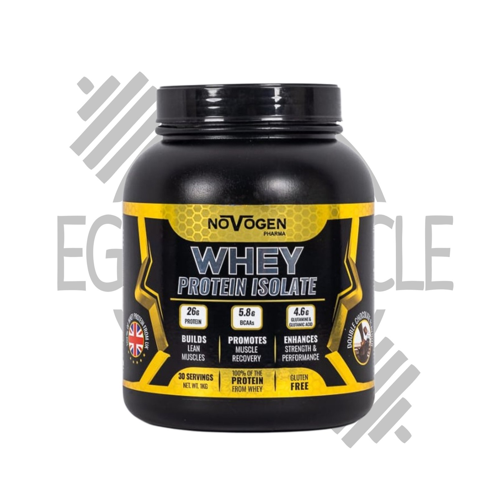 واي ايزوليت نوفاجين فارما 1 كيلو - مكمل غذائي لتعزيز الأداء الرياضي.