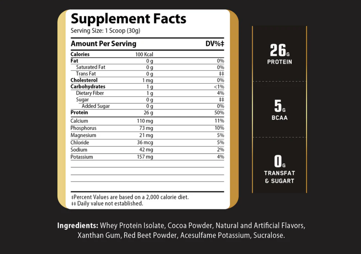 صورة توضح عبوة تشالنجر ايزوليت 1.8 كيلو، والتي تحتوي على 60 اسكوب من البروتين النقي. يُستخدم هذا المكمل لتحسين الأداء الرياضي وزيادة القوة العضلية.