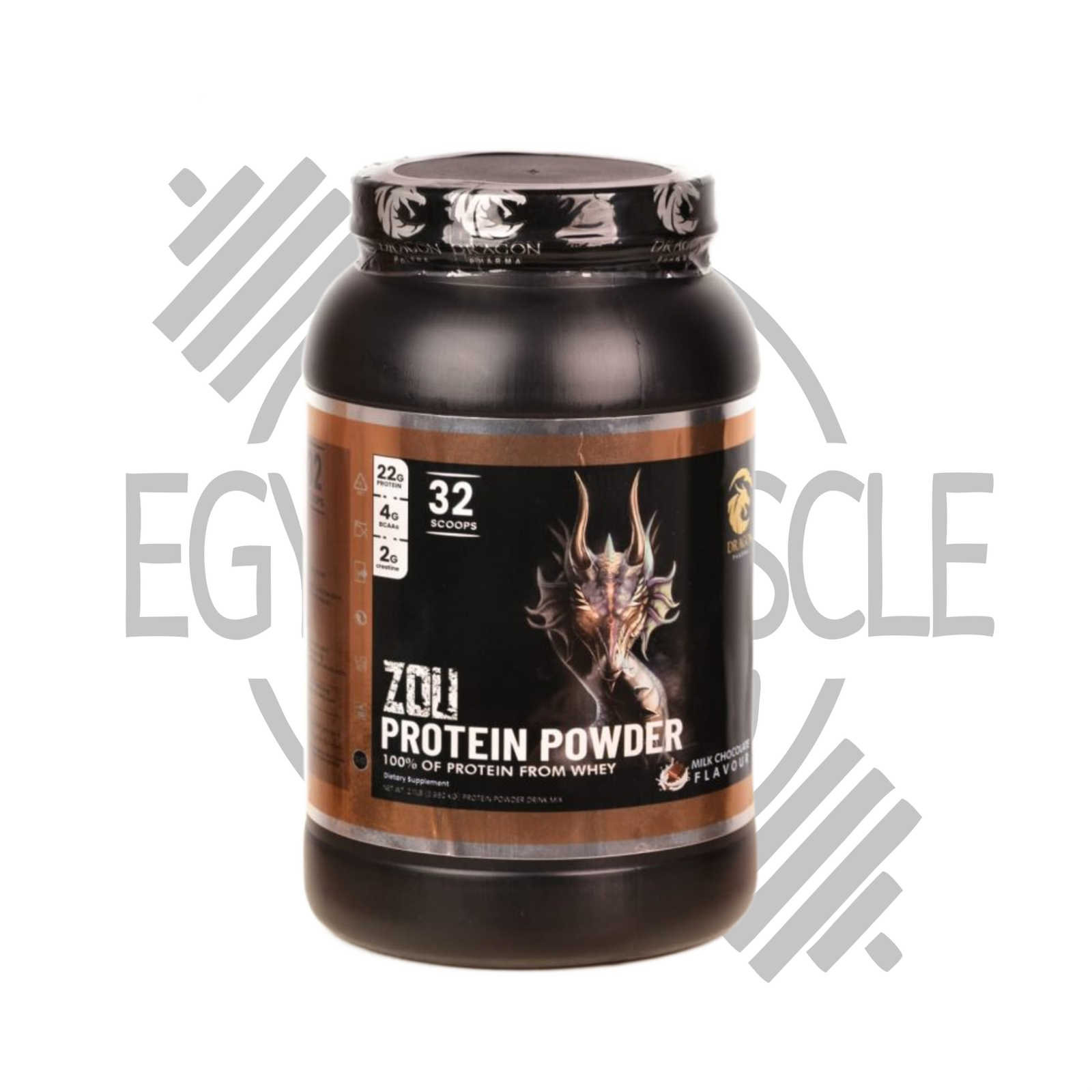 بروتين ذو واي من دراجون فارما 1 كيلو - مكمل غذائي لتعزيز الأداء الرياضي.