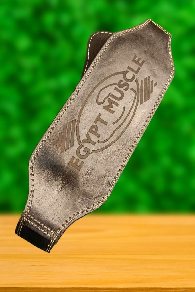 حزام للتمرين من الجلد | حزام تدريب الأثقال لتحسين الأداء الرياضي (Leather Weight Training Belt | Performance Enhancement for Weightlifting)