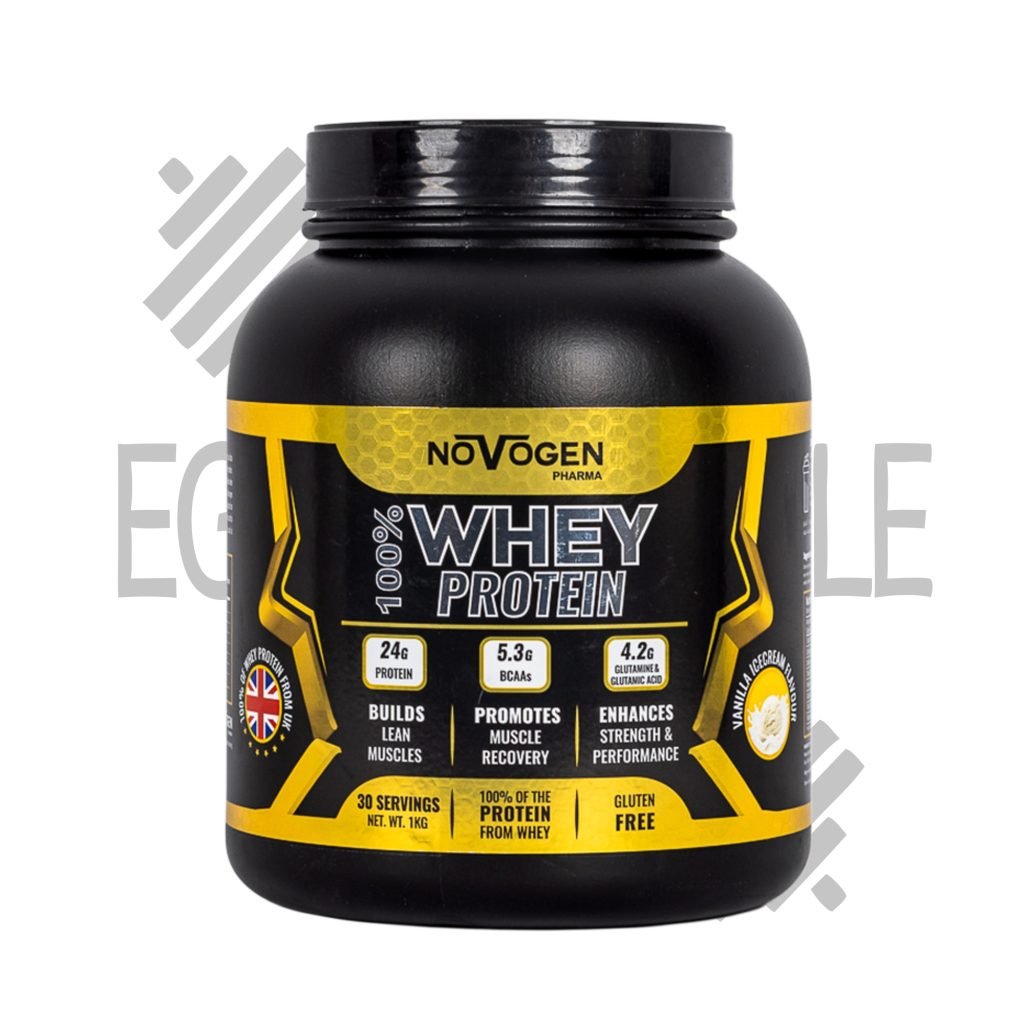 نوفوجين 100% واي بروتين – Novogen 100% Whey Protein – بروتين عالي الجودة لدعم نمو العضلات