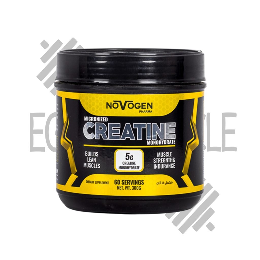 نوفوجين كرياتين مونوهيدرات 300 جم | 60 جرعة – Novogen Creatine Monohydrate 300g | 60 Servings –