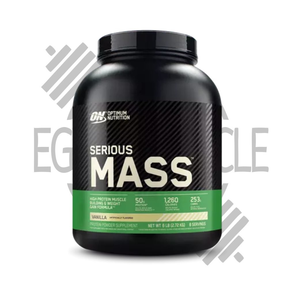 Serious Mass 2.7kg – Optimum Nutrition – مكمل لزيادة الوزن والضخامة – 1250 كالوري – 50g بروتين