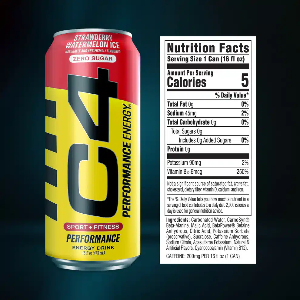 ⁦عبوة مشروب سى فور | C4 Performance Energy® Carbonated⁩ - الصورة ⁦4⁩