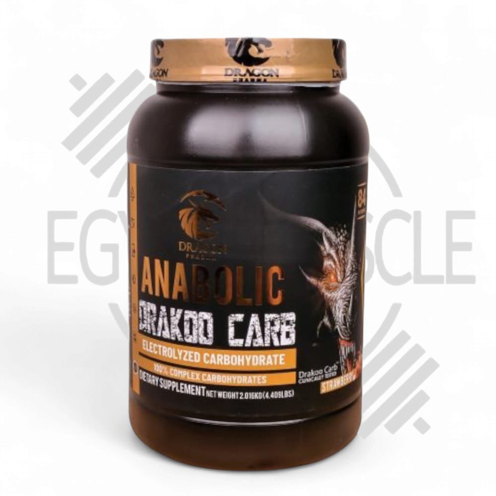 عبوة مكمل Drakoo Carb من Dragon Pharma – كاربوهيدرات معقدة بدون سكر