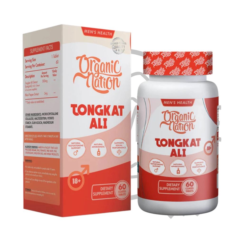 علبة تونكات علي من أورجانيك نيشن – مكمل لدعم التستوستيرون للرجال – 60 قرص