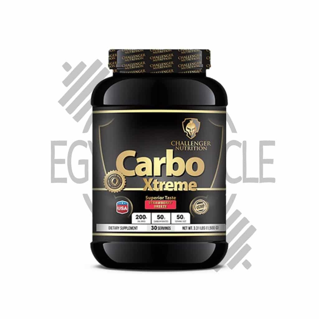 علبة كاربوهيدرات كاربو إكستريم من تشالينجر – نكهة الفراولة – 30 سيرف