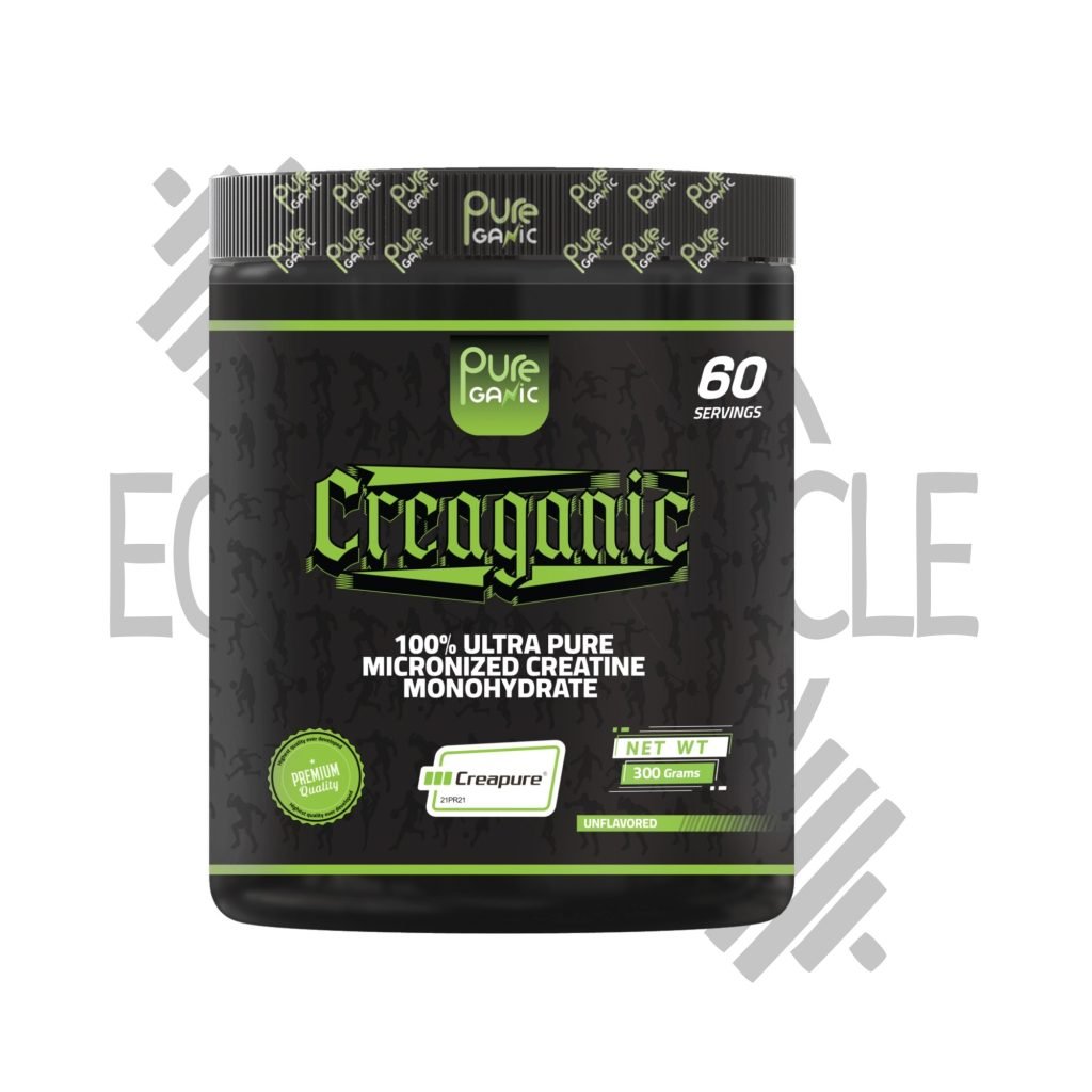 كرياجانيك كرياتين 300 جم من Pureganic يحتوي على Creapure الألماني