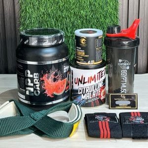 عرض متكامل لزيادة الكتلة العضلية + طاقة وبامب قوي أثناء التمرين. كارب نظيف للطاقة، كرياتين نقي للقوة، وسيترولين لزيادة ضخ الدم للعضلة، مع هدايا كاملة من Egypt Muscle.